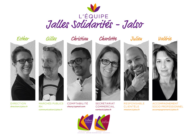 l'équipe de Jalles Solidarités